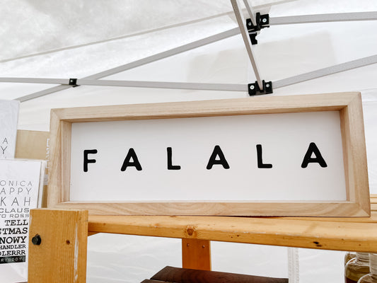 Falala Wooden Sign