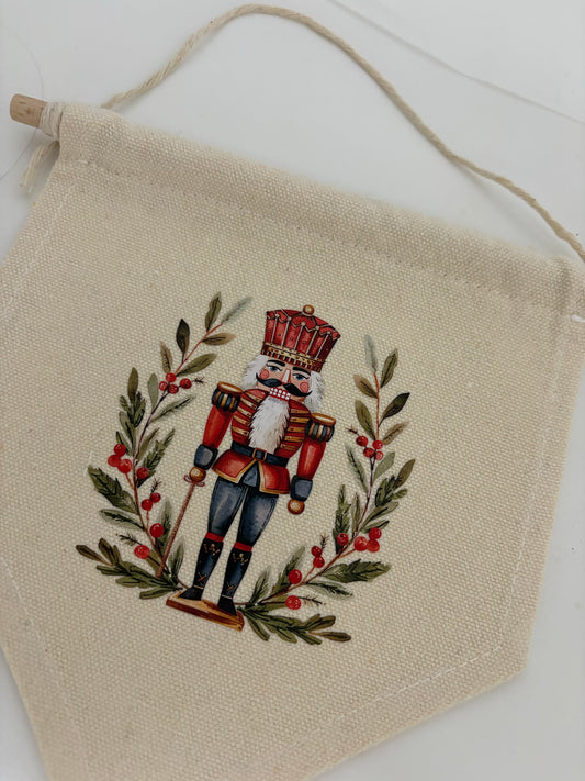 Nostalgic Nutcracker Pennant