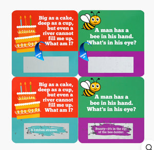 Lunch Box Riddles - Scratch off notes