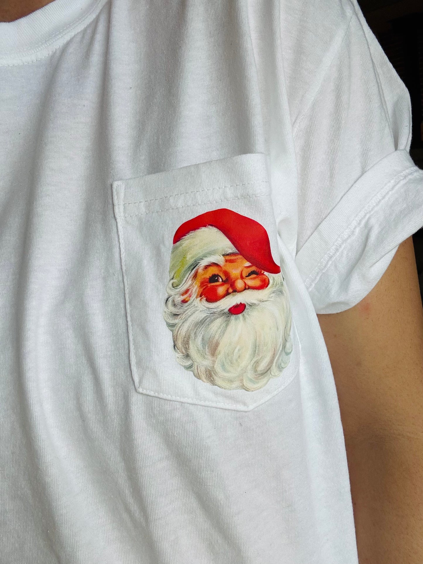 Vintage Santa Christmas Crewneck Sweaters and Onesies