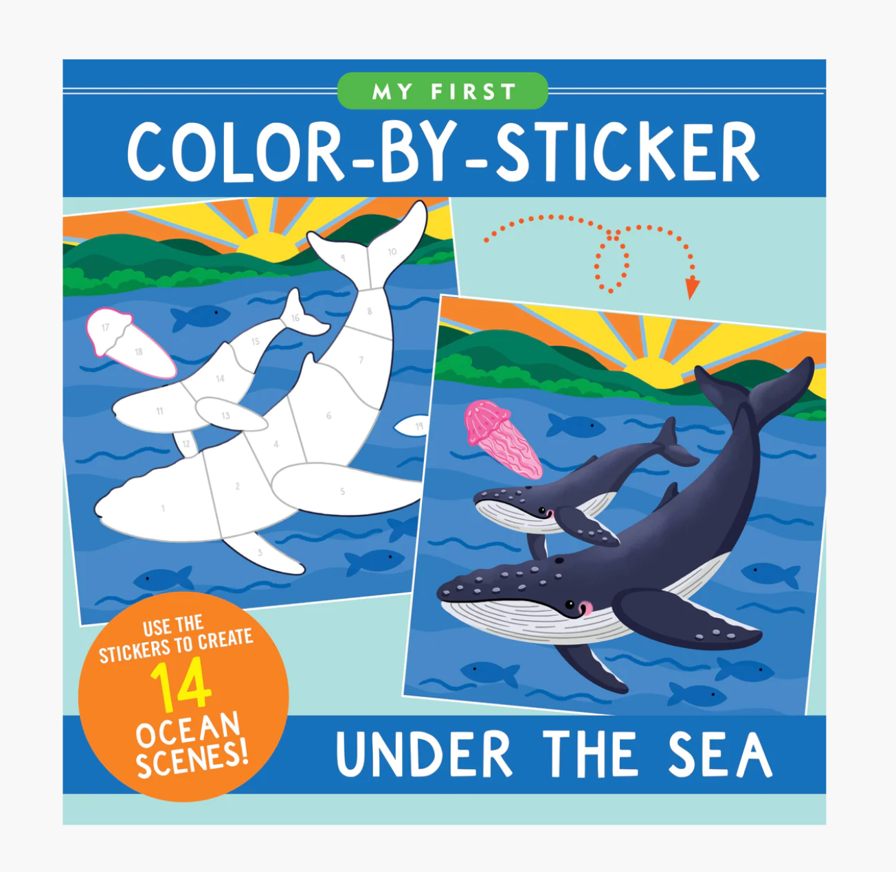 My First Colour-By-Sticker Under The Sea