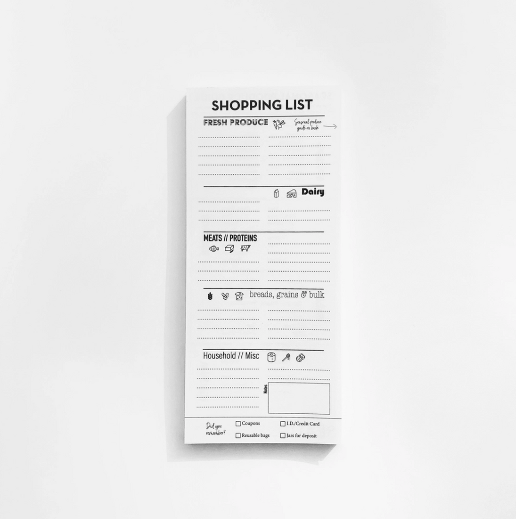 Market Shopping List - andoveco