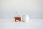 Stoneware Honey Pot and Stick - andoveco
