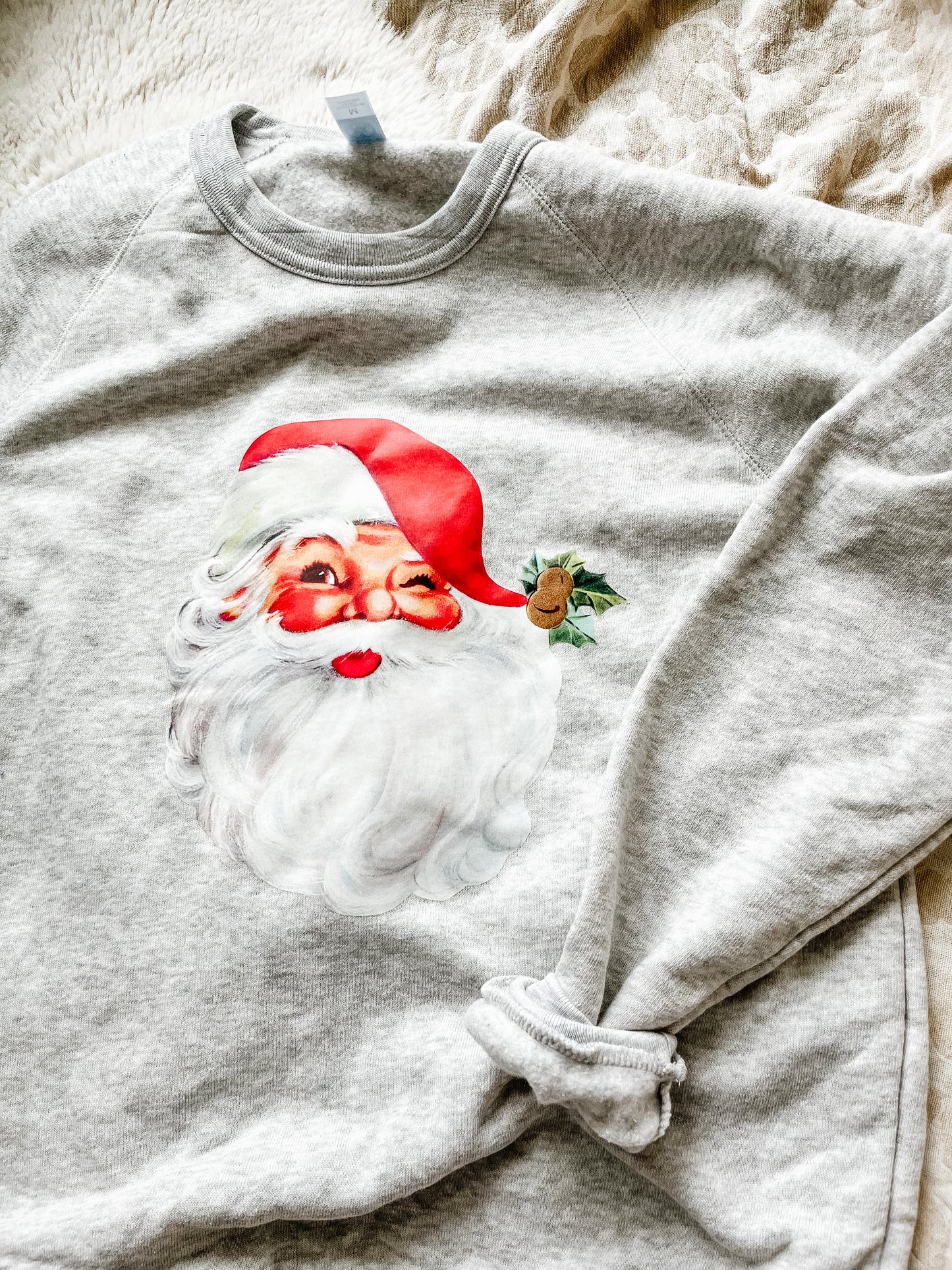 Vintage Santa Christmas Crewneck Sweaters and Onesies