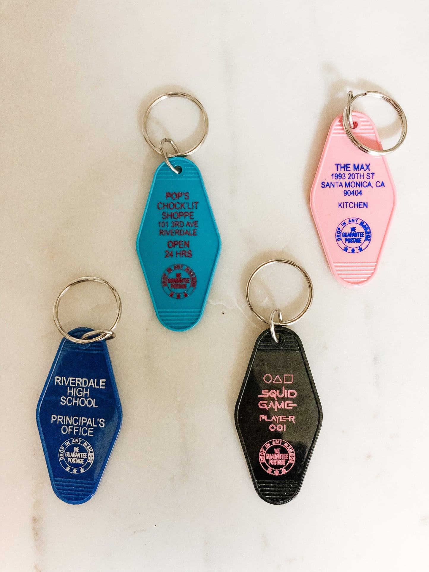 Motel Key Fob (7 options) - andoveco