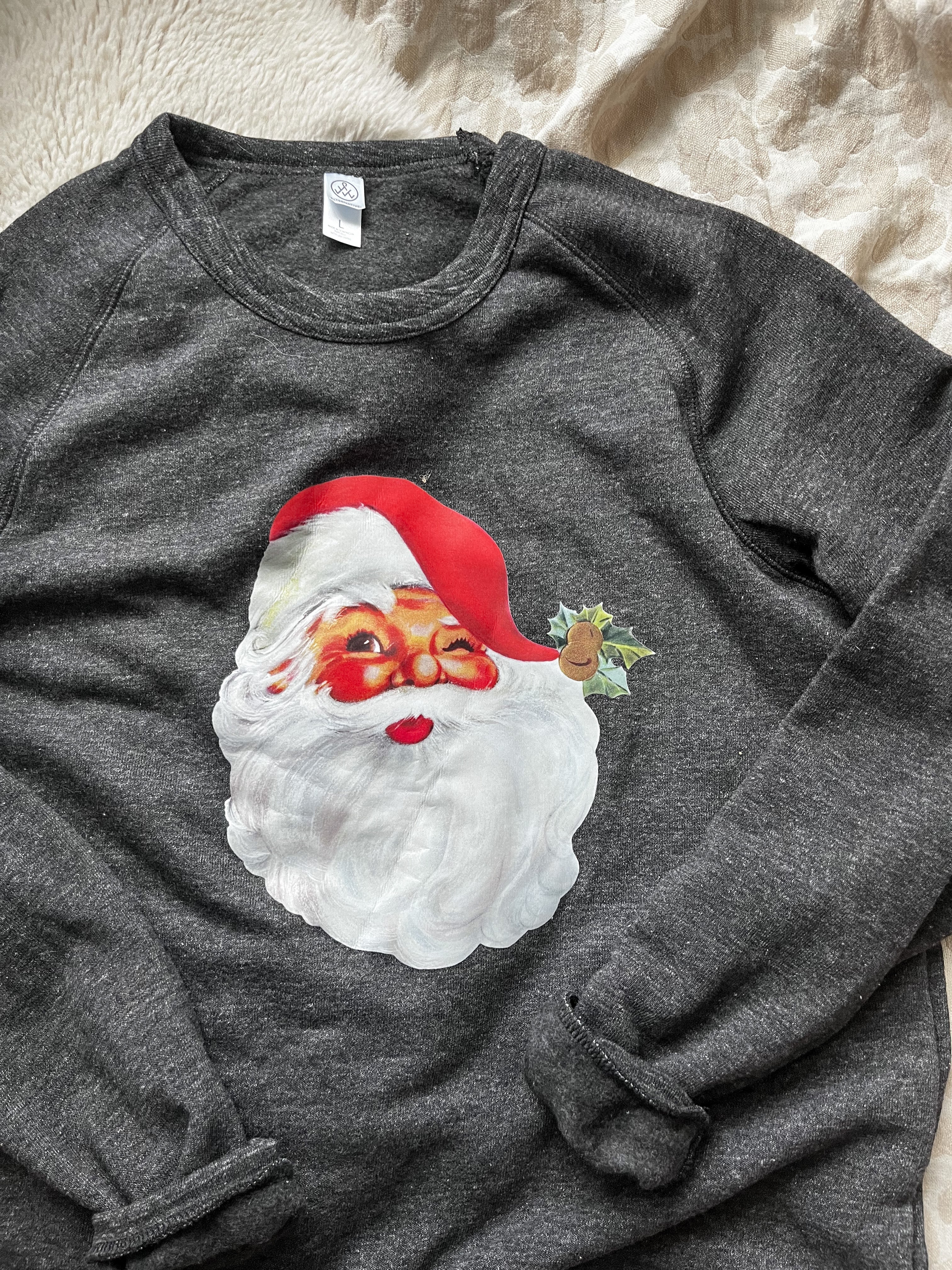 Vintage Santa Christmas Crewneck Sweater