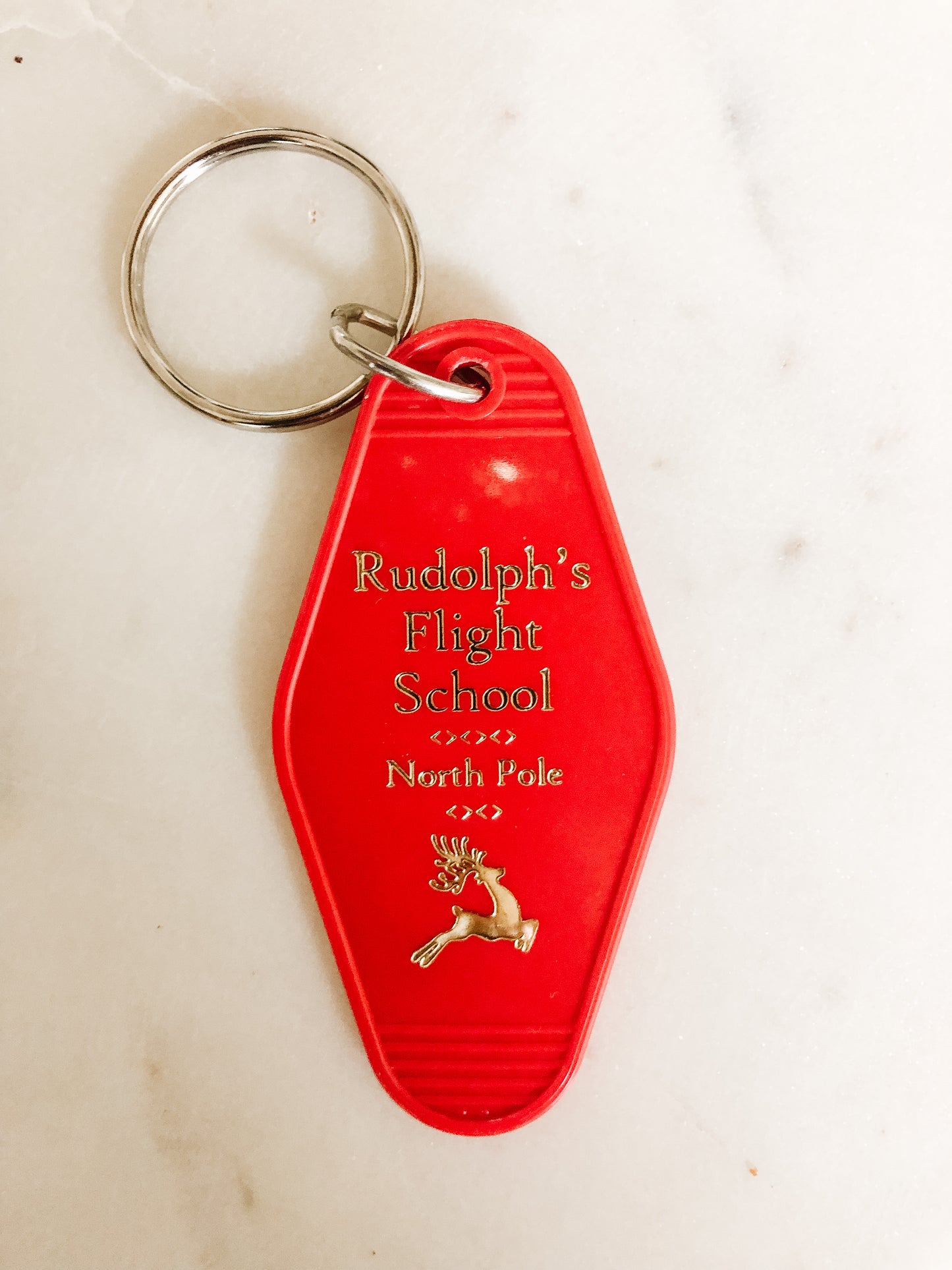 Rudolph’s Flight School Motel Key Fob - andoveco