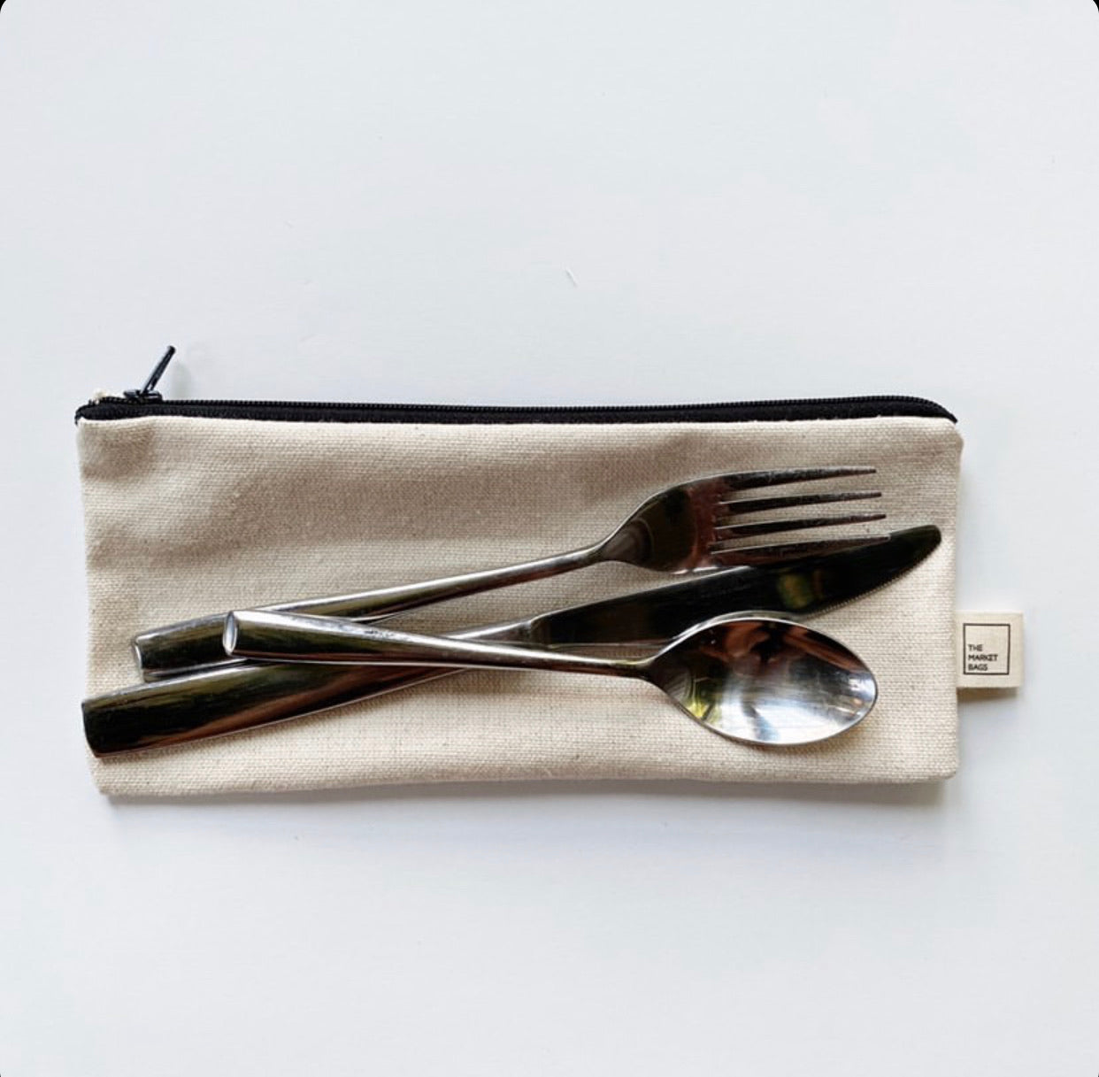 The Zippered Pouch x The Market Bags - andoveco