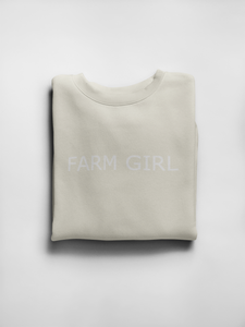 Essential Collection: FARM GIRL Crewneck Sweater - andoveco